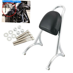 V[V[o[ n[[X|[cX^[XL 883̂߂̌㕔qS_obNXgNbVpbhV[g Rear Passenger Sissy Bar Backrest Cushion Pad Short For Harley Sportster XL 883
