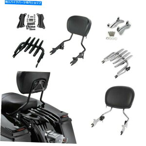 V[V[o[ n[[14-20̂߂̎O\ȔwSissyo[/וbN/hbLOn[hEFA Detachable Backrest Sissy Bar/ Luggage Rack/ Docking Hardware For Harley 14-20
