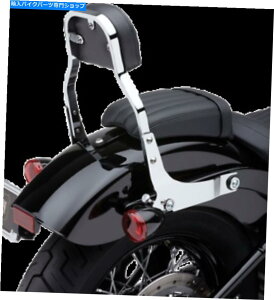 V[V[o[ COBRA 602-2022O\Sissy Bar Backrest W / PAD - ~jXNGA - N Cobra 602-2022 Detachable Sissy Bar Backrest w/ Pad - Mini Square - Chrome
