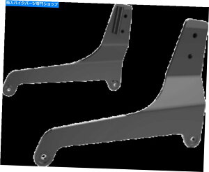 �V�[�V�[�o�[ Drag Specialties Black Lound Sissy Bar�T�C�h�v���[�g - �A�����J���C�h1504-0070 Drag Specialties Black Round Sissy Bar Side Plates - USA Made 1504-0070