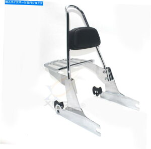 V[V[o[ 00-05n[[\tggCpSissy Bar Dackrestו|̏q Sissy bar backrest & luggage rack Passenger For 00-05 Harley Softail Night Train