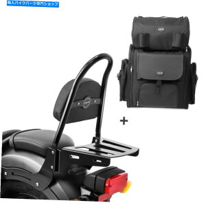 V[V[o[ Sissy Bar CSM +e[obOpz_t500 17-21bNt Sissy Bar CSM + Tail Bag for Honda Rebel 500 17-21 with rack