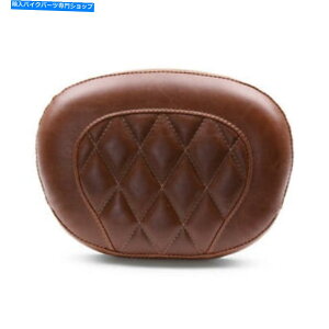 V[V[o[ Mustang Diamond Sissybar PADAuEA9x11,5 "An[[_rbh\FLSAFXS MUSTANG Diamond Sissybar Pad, Braun, 9x11, 5 ", For Harley-Davidson FLS, FXS
