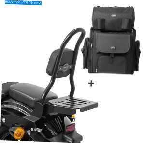 V[V[o[ n[[X|[cX^[883X[p[E11-20pSissy Bar Ohio M +e[obO Sissy Bar Ohio M + Tail Bag for Harley Sportster 883 Superlow 11-20 with rack