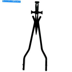 �V�[�V�[�o�[ �T�C�N���r�W�����u���b�N18 Daggertude Style Sissy Bar 6.8-7.7���n�[���[�J�X�^�� Cycle Visions Black 18 Daggertude Style Sissy Bar 6.8-7.7 Width Harley Custom�y���s�A���i�z
