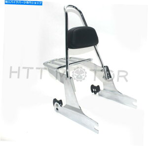 V[V[o[ Sissybar̔w̉ו||q̓n[[\tg06-17fbNXtXg sissybar backrest luggage rack Passenger For Harley Softail 06-17 Deluxe FLSTN