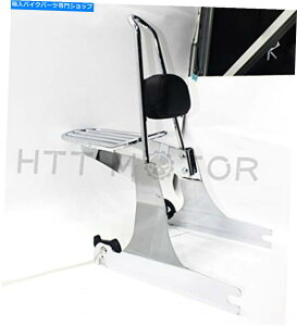 V[V[o[ 2002-2005n[[_Cȉq̂߂HTTMT̎O\SissybarוbN[P / NF HTTMT Detachable Sissybar Luggage Rack For 2002-2005 Harley Dyna Passenger [P/N: