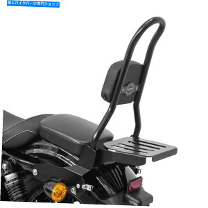 �V�[�V�[�o�[ Sissy Bar Ohio L for Harley Sportster 1200���[07-09�ו����b�N�u���b�N�t�� Sissy Bar Ohio L for Harley Sportster 1200 Low 07-09 with luggage rack black�y���s�A���i�z