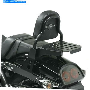 �V�[�V�[�o�[ �ו����b�N�u���b�N�t���n�[���[�_�C�i���b�{�u10-17�̂��߂�Sissy Bar CSS�̏C�� Sissy bar CSS Fix for Harley Dyna Fat Bob 10-17 with luggage rack black�y���s�A���i�z