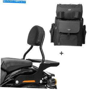 V[V[o[ Sissy Bar Cl +e[obOpn[[t@bg{[C18-19bNt Sissy Bar CL + Tail Bag for Harley Fat Boy 18-19 with rack