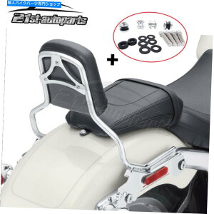 V[V[o[ n[[t@bg{[CuCNAEgN[Sissy BarobNXgpbh+ 4_hbLOLbg For Harley Fat Boy Breakout Chrome Sissy Bar Backrest Pad + 4 Point Docking Kit