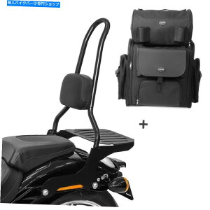 V[V[o[ Sissy Bar CSXL +e[obOpn[[t@bg{[C18-19bNt Sissy Bar CSXL + Tail Bag for Harley Fat Boy 18-19 with rack