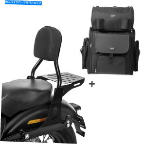 V[V[o[ n[[_CiXg[g{u09-17A[C_[S WRACK̂߂Sissy Bar Cl W +e[obO Sissy Bar CL w + Tail Bag for Harley Dyna Street Bob 09-17, Low Rider S w.rack