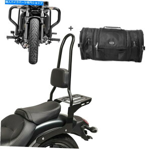 V[V[o[ 胔JS 15-21 +NbVo[+e[obORH14-4 Sissy Bar Set for Kawasaki Vulcan S 15-21 + Crash Bar + Tail Bag RH14-4