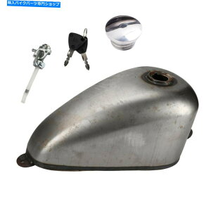 ^N n[[X|[cX^[ACAwbh{o[95-78̂߂1.5KLOKXR^NX`[ 1.5 Gallon King Gas Fuel Tank Steel for Harley Sportster Ironhead Bobber 95-78