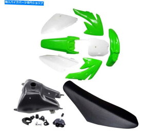 ^N z_oCN125cc^I^IpCRF70vX`bNtF_[+R^NV[g Green CRF70 PLASTICS Fender + Fuel Tank SEAT for Honda DIRT BIKE 125cc Taotao