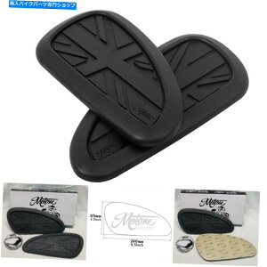 �^���N �u���b�N���[�V�������j�I���W���b�N�K�X�^���N�j�[�p�b�h����Bonneville Scrambler Thruxton Black Motone Union Jack Gas Tank Knee Pads Triumph Bonneville Scrambler Thruxton