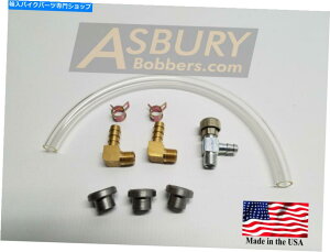 ^N KX^N̓Q[WƃybgRbNLbg - NA Gas Tank Sight Gauge and Petcock Kit - Clear