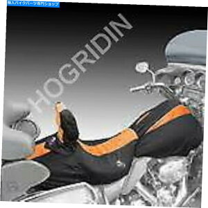 ^N oCLVFXI[goCV[gƃKX^NJo[C_[obNXgubNIWn[[ Bikesheath motorcycle seat and gas tank cover rider backrest black orange harley
