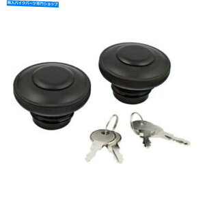 ^N ZbgLbvLbvグ^NL[ubNXn[[_rbh\82-95 Set Caps Cap Raised Left Tank Key Black X Harley Davidson 82-95