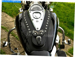 ^N Sjz_VTX1300 RASgACJX^U[^NplJo[pbh`bvuWx S) HONDA VTX1300 R, S Retro, C Custom LEATHER TANK Panel Cover Pad Chap Bra Bib