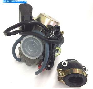 ^N ptH[}X24mm GY6 150ccLu^[}jz[hXN[^[[v^NSunl Taotao PERFORMANCE 24MM GY6 150CC CARBURETOR & MANIFOLD SCOOTER MOPED TANK SUNL TAOTAO