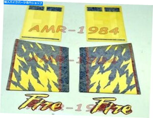 ^N V[YfJ[XebJ[Lbg^NAprilia et 50 Fire 1987 RED AP8211257 Series Decals Stickers Kit Tank APRILIA Et 50 Fire The 1987 Red AP8211257