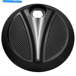 ^N Harley Flh / T 08-16̂߂RCi̓HYȃKXR^ÑhA RC Components Black Eclipse Majestic Gas Fuel Tank Door for Harley FLH/T 08-16