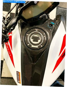 ^N ۂ̃J[{t@Co[tBbg}nMT07 MT-07 2018^NveN^[pbhgMODDLbg Real carbon fiber Fit Yamaha MT07 MT-07 2018 tank protector pad Trim modd kit