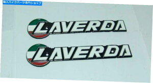 ^N yA^OS^Nv[gLaverda 350 Pair Tags Logo Tank Plate Laverda 350