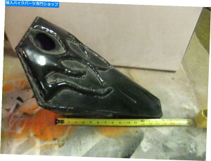 ^N JX^I[goC^N[G{X^N] [VG]B CUSTOM MOTORCYCLE TANK [EMBOSSED FLAMES COFFIN TANK] [NEW] UNFINISHED.