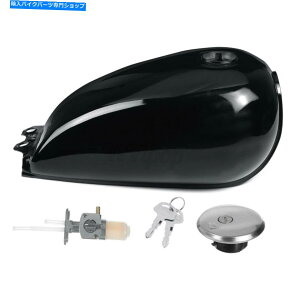 ^N XYLGN125 GN250̂߂̌̂I[goCJtF̃[T[9L 2.4K̔RKX^N Gloss Motorcycle Cafe Racer 9L 2.4 Gallon Fuel Gas Tank For Suzuki GN125 GN250