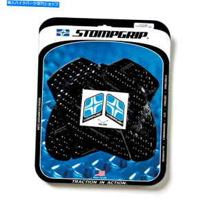 タンク StompGrip Kawasaki ZX-10R NINJA 11-17火山黒タンクトラクションパッドグリップ Stompgrip Kawasaki ZX-10R Ninja 11-17 Volcano Black Tank Traction Pad Grip
