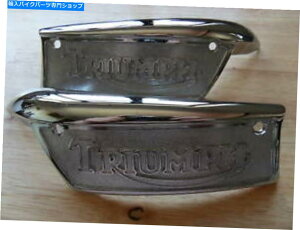 �^���N 82-9700 / 1 T100 T120 T140 T150 TR7�g���C�f���g�N���[���^���N�o�b�W�iPR�j*** 82-9700/1 T100 T120 T140 T150 TR7 TRIDENT CHROME TANK BADGE (PR) ***