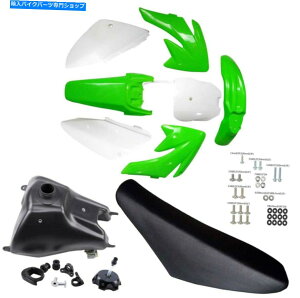^N CRF70 140cc 150cc 200ccsbgoCN̗΂̃vX`bNLbg̔R^Ñ{g Green Plastic kit Seat Fuel Tank Bolts for CRF70 140cc 150cc 200cc pit bike dirt