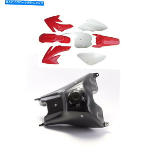 ^N z_CRF 70 140cc 150cc 160ccsbg̎]Ԃ̂߂̐ԂvX`bNtF_[̉̃^N Red PLASTIC FENDER Faring Tank for HONDA CRF 70 140cc 150cc 160cc Pit Dirt Bike