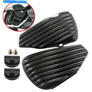 ^N n[[X|[cX^[XL883 XL1200 04-13pETChIC^NdrJo[ Left & Right Side Oil Tank Battery Cover For Harley Sportster XL883 XL1200 04-13