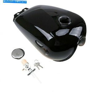 ^N 9L^NI[goC̃re[WRKX^Nĝ鍕tBbgGN125 9L Tank Motorcycle Vintage Fuel Gas Tank Retro Glossy Black Fit for Suzuki GN125