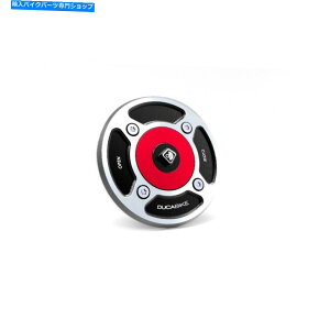 ^N DUCATI V4 / V4S DUCABIKR^NLbvbhubNVo[폜L[[XMotoGP Ducati V4 / V4S Ducabike FUEL TANK CAP red black silver remove key race motogp
