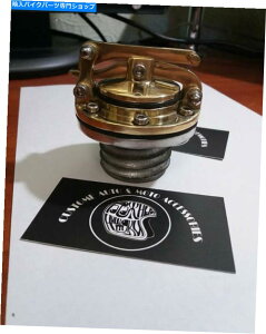 タンク カスタム手作りガスタンクキャップカバー勝利クラスのボンネビルスルストン Custom HandMade Gas tank cap cover Triumph Classic Bonneville Thruxton