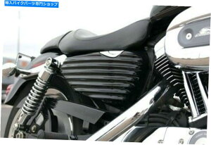 ^N ut{o[IC^Nobe[TChJo[14+n[[X|[cX^[ACA72 48 XL RIBBED BOBBER OIL TANK BATTERY SIDE COVERS 14+ HARLEY SPORTSTER IRON 72 48 XL