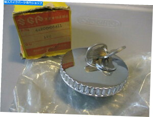 ^N NOSOEMR^NLbvZbgW / KEYS 71-72 T500 74-76 GT185 44200-08611 NOS Suzuki OEM Fuel Tank Cap Set w/ Keys 71-72 T500 74-76 GT185 44200-08611