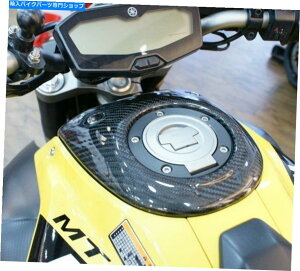 ^N }nFZ-07 MT-07 2013-2017pJ[{@۔R^NplJo[iXeBbNIj Carbon Fiber Fuel Tank Panel Cover for Yamaha FZ-07 MT-07 2013-2017 ( stick on)