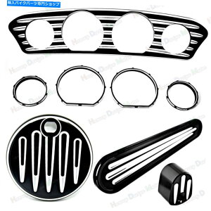 ^N Ci[tFAO_bVQ[WgCOjbVFule^NJo[pn[[c[O14-17 Inner Fairing Dash&Gauge Trim&Ignition Fule Tank Cover For Harley Touring 14-17