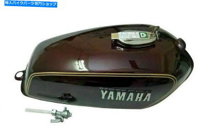 ^N }nRX100 RX125̂߂̃NWLbvtBbg̃K\RKX^NX`[}[ Petrol Fuel Gas Tank Steel Maroon With Chrome LID Cap Fit For Yamaha RX100 RX125