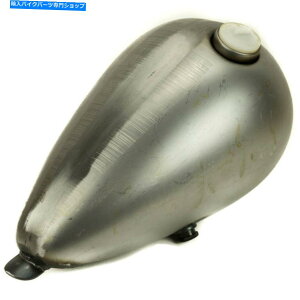 タンク Vツイン軸スタイルガスタンク2.2GALシングルキャップハーレーボベルチョッパーオートバイ V-Twin Axed Style Gas Tank 2.2gal Single Cap Harley Bobber Chopper Motorcycle