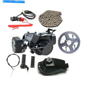 ^N 50CC 49CC 2Xg[NGW[^[LbgXvPbg^NXN[^[POTCE PIT DIRT BIKE 50cc 49cc 2 Stroke Engine Motor Kit Sprocket Tank Scooter Pocket Pit Dirt Bike