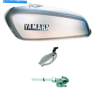 ^N gXqXq̃}nRX100 RX125̃K\R^NVo[A^bvCDN Yamaha Rx100 Rx125 Petrol Fuel Tank Silver With Lid Cap,Tap CDN