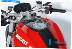 �^���N Ilmberger Gloss�J�[�{���t�@�C�o�[�t�����g�^���N�R���X�q�p�l��Ducati Monster 696 2011 Ilmberger GLOSS Carbon Fibre Front Tank Fuel Cap Panel Ducati Monster 696 2011