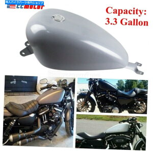 ^N n[[XL 883 1200 Sportster 2007-2020 19̂߂̊DF3.3KEFIKXR^N Gray 3.3 Gallons EFI Gas Fuel Tank For Harley XL 883 1200 Sportster 2007-2020 19